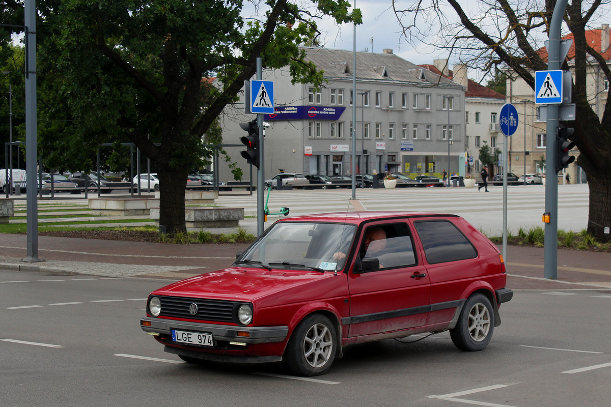 Литва, № LGE 974 — Volkswagen Golf (Typ 19) '83-92