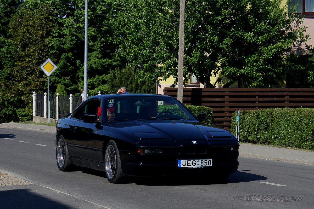 Литва, № JEG 850 — BMW 8 Series (E31) '89-99; Литва — Laiko ratai 2023