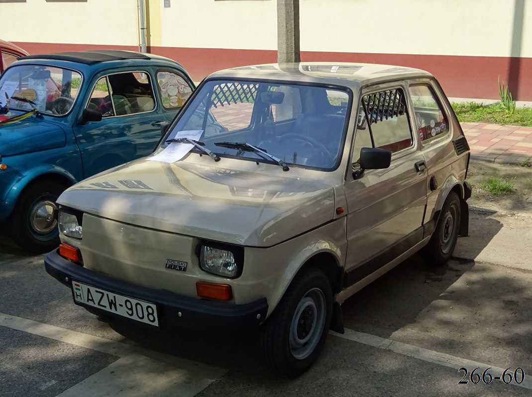 Венгрия, № AZW-908 — Polski FIAT 126p '73-00; Венгрия — II. Karcagi Veteránjármű Kiállítás