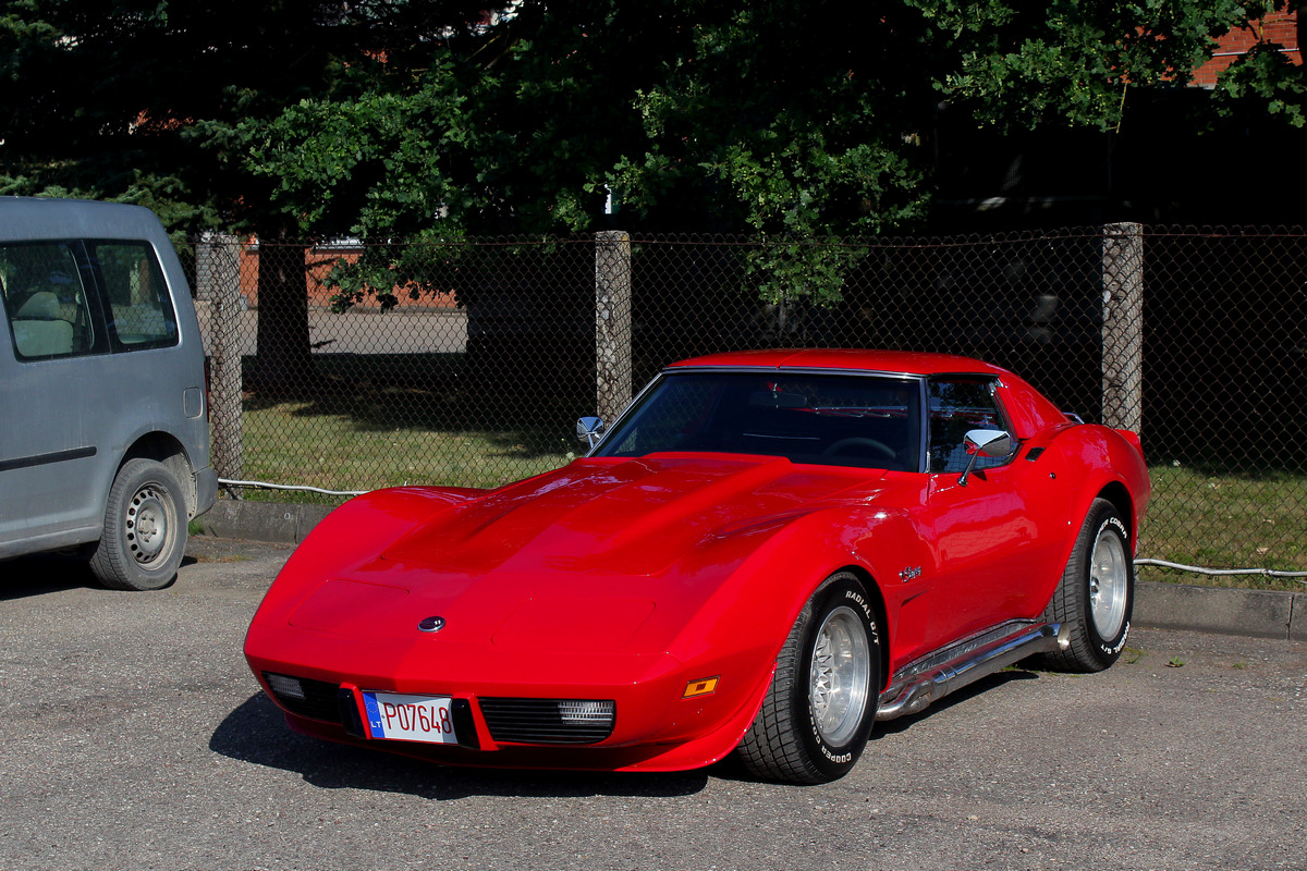 Литва, № P07648 — Chevrolet Corvette (C3) '68-82