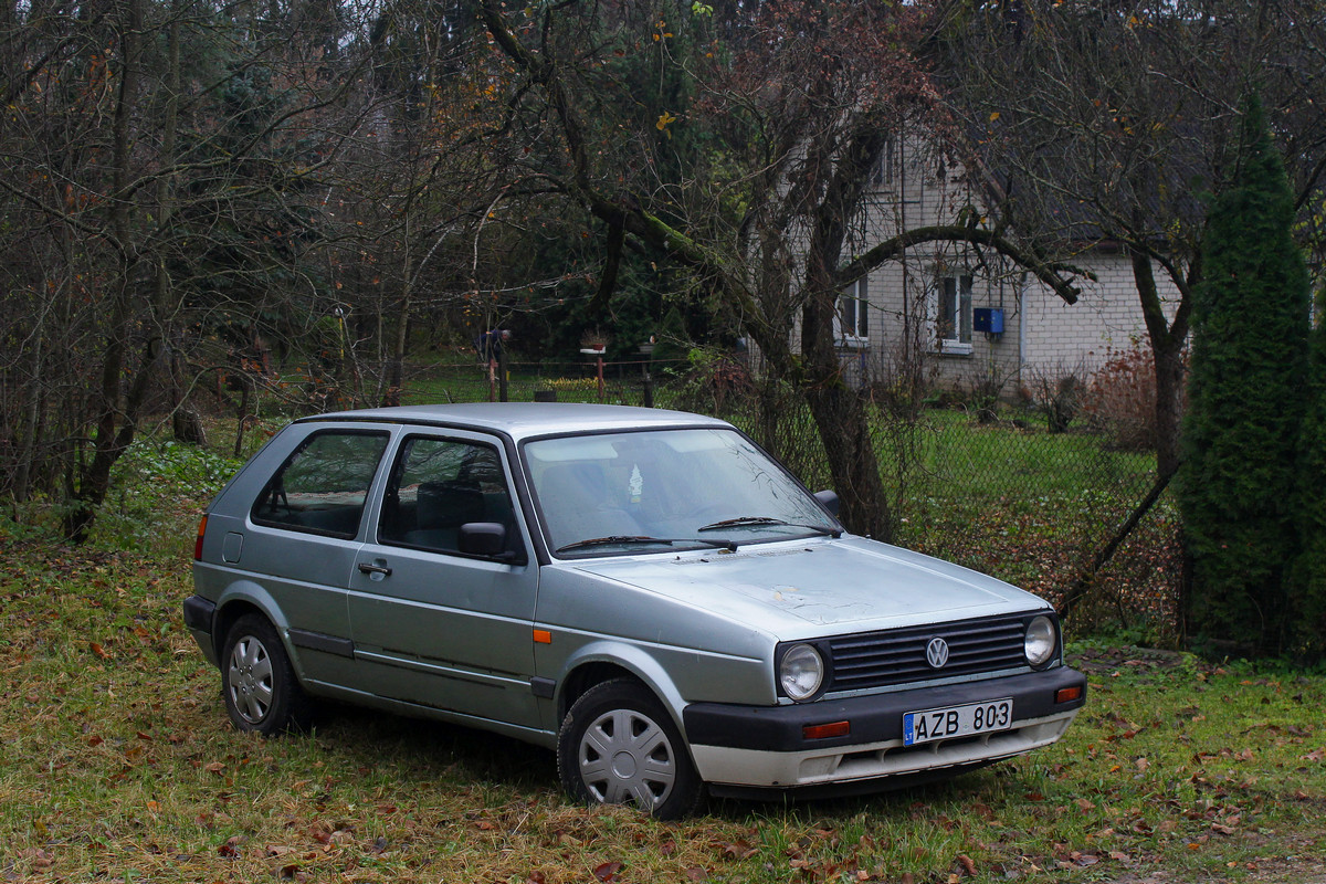 Литва, № AZB 803 — Volkswagen Golf (Typ 19) '83-92