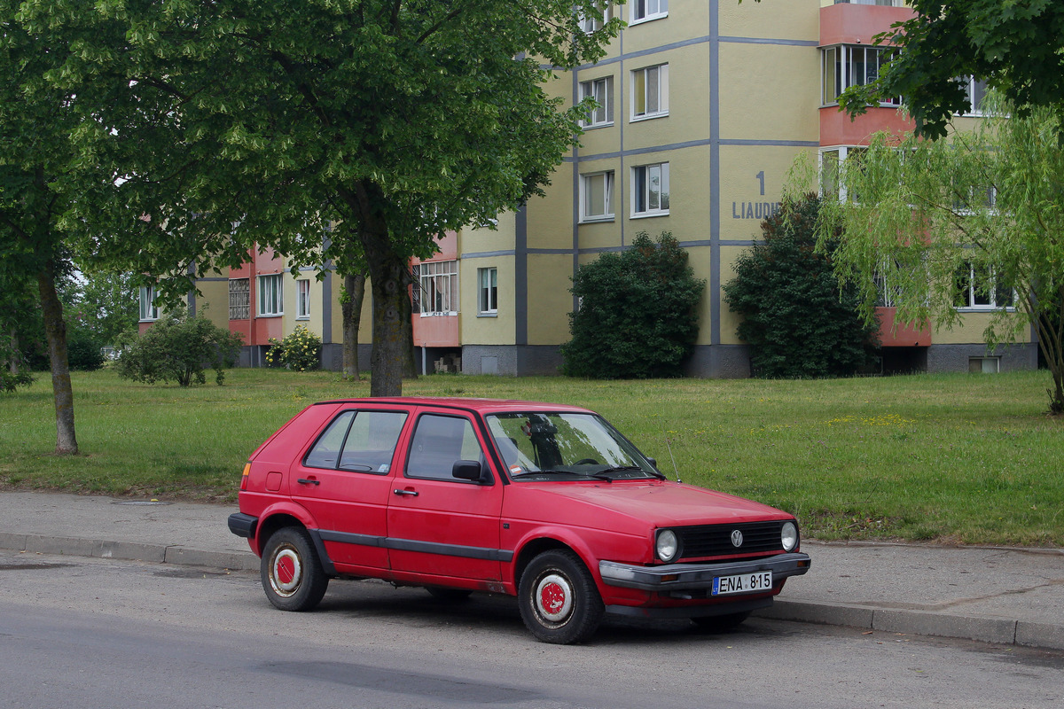 Литва, № ENA 815 — Volkswagen Golf (Typ 19) '83-92