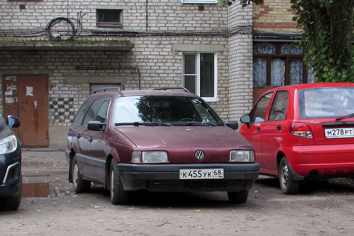 Тамбовская область, № К 455 УК 68 — Volkswagen Passat (B3) '88-93