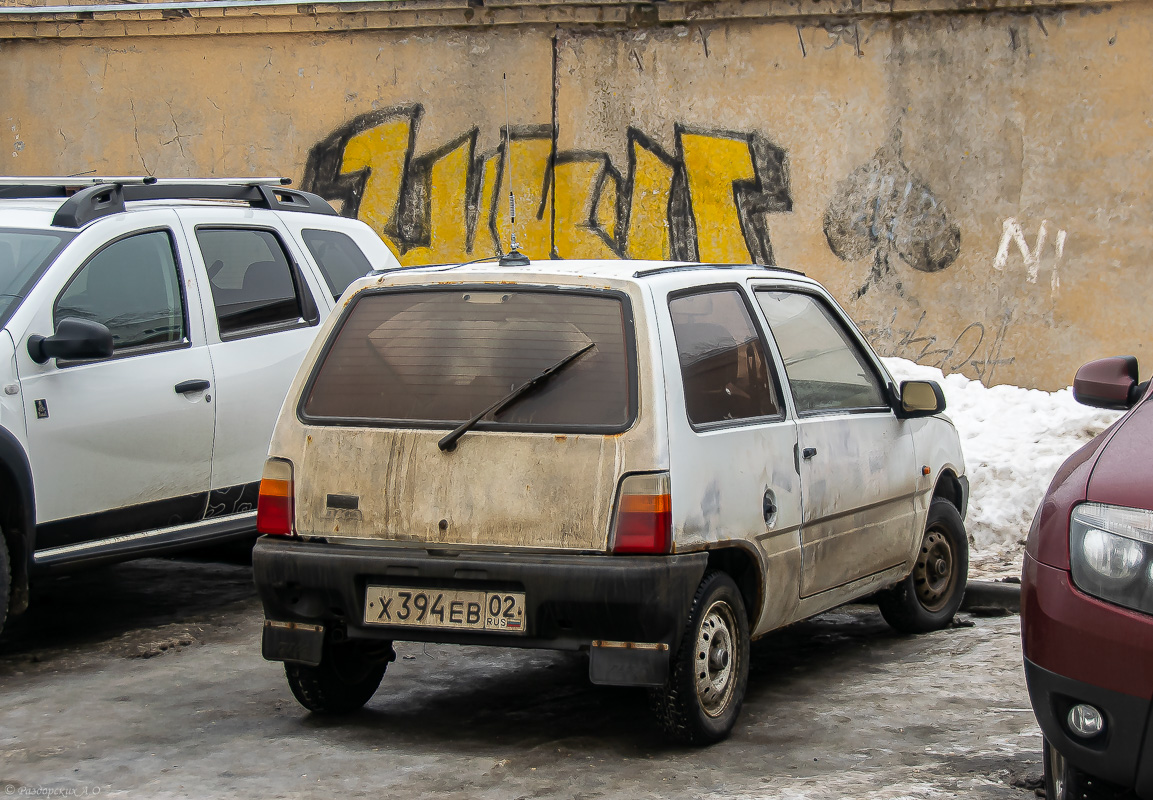 Башкортостан, № Х 394 ЕВ 02 — ВАЗ-1111 Oка (ЗМА) '88-06