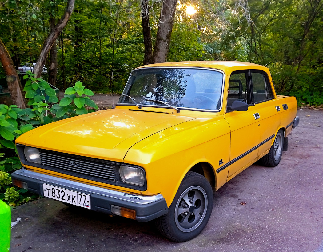 Москва, № Т 832 ХК 77 — Москвич-2140-117 (2140SL) '80-88