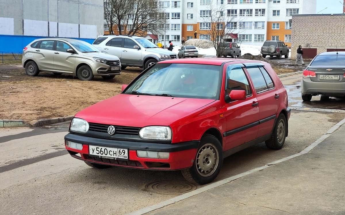 Тверская область, № У 560 СН 69 — Volkswagen Golf III '91-98