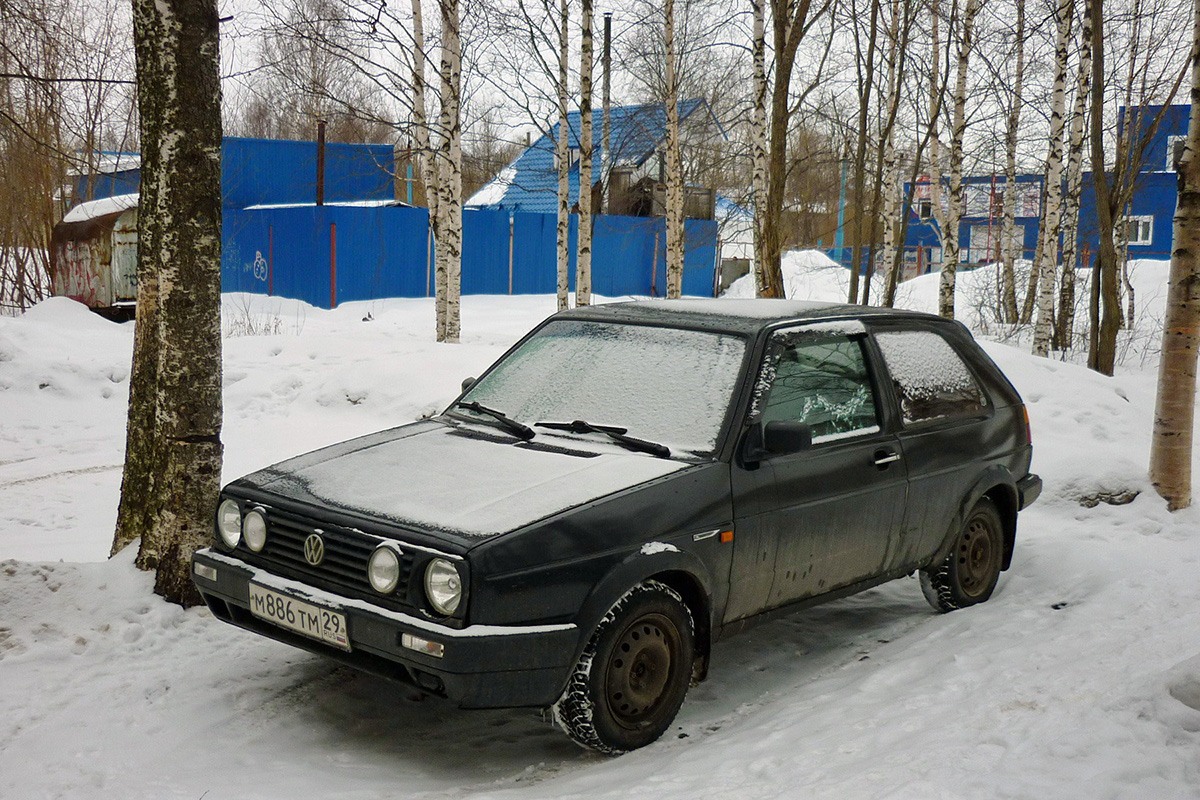 Архангельская область, № М 886 ТМ 29 — Volkswagen Golf (Typ 19) '83-92