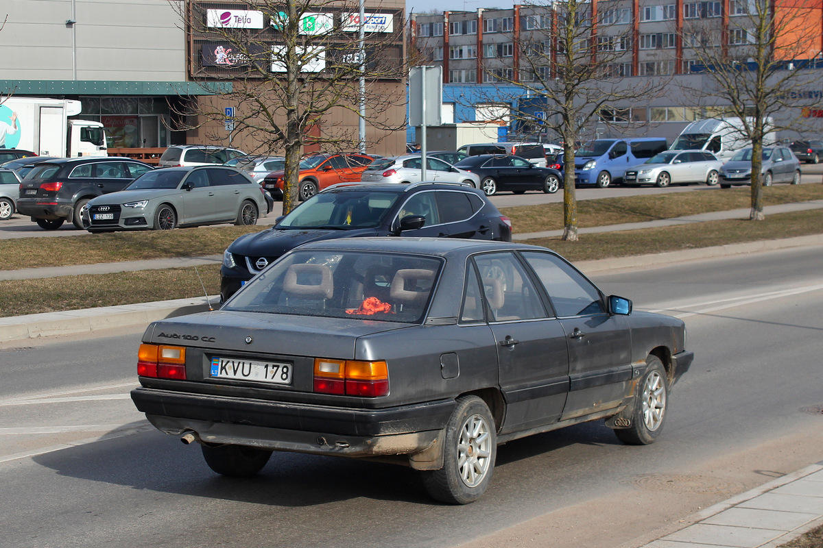 Литва, № KVU 178 — Audi 100 (C3) '82-91