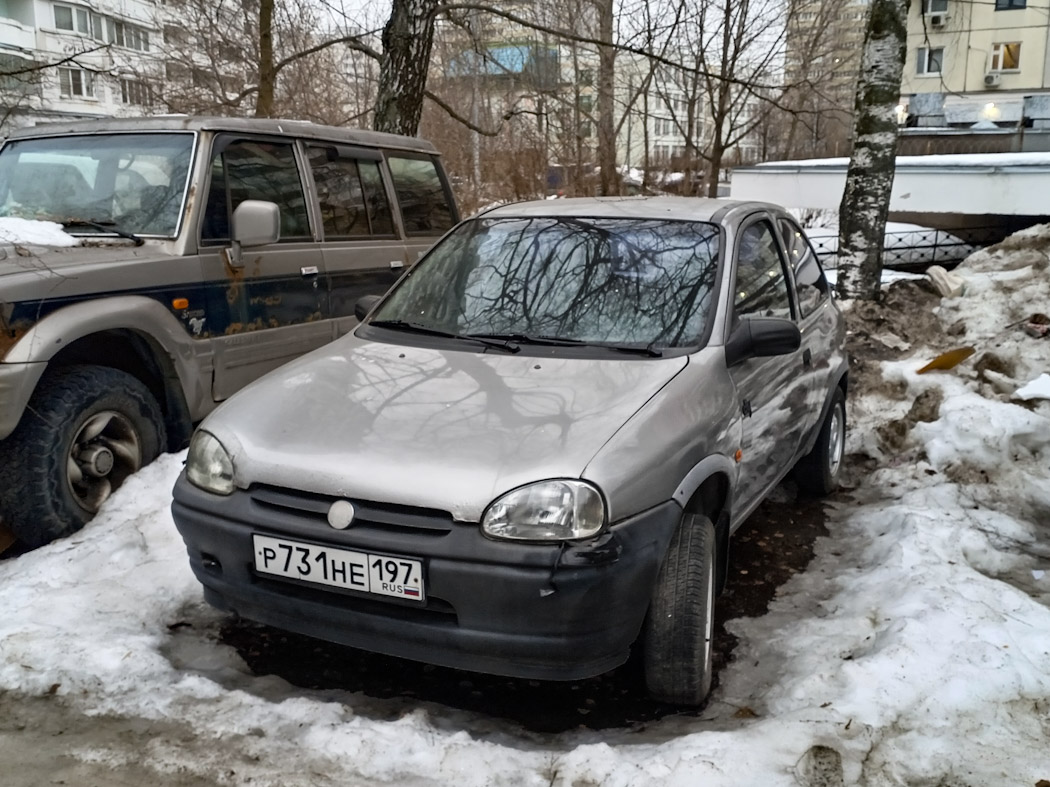 Москва, № Р 731 НЕ 197 — Opel Corsa (B) '93-00