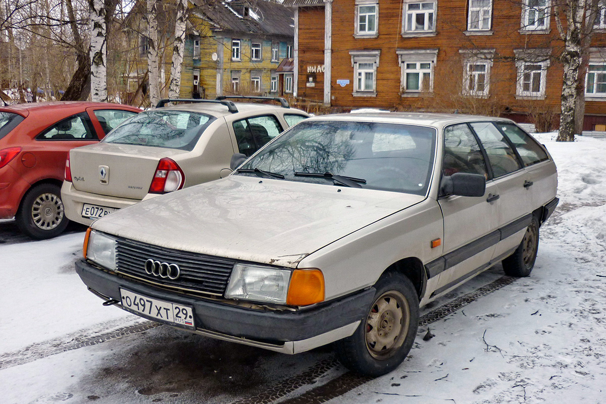 Архангельская область, № О 497 ХТ 29 — Audi 100 Avant (C3) '82-91