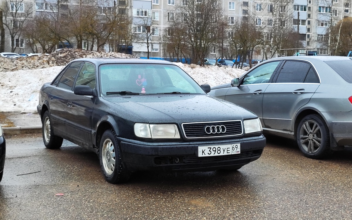 Тверская область, № К 398 УЕ 69 — Audi 100 (C4) '90-94