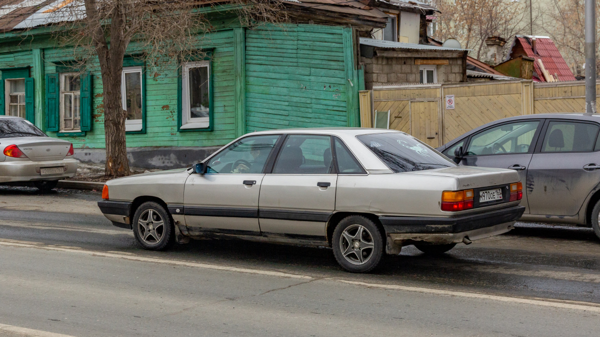 Самарская область, № М 970 ОЕ 163 — Audi 100 (C3) '82-91