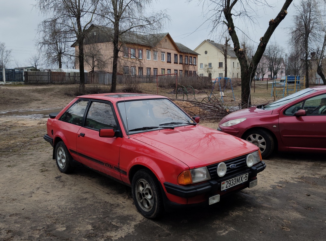 Минская область, № 2933 МХ-5 — Ford Escort MkIII '80-86