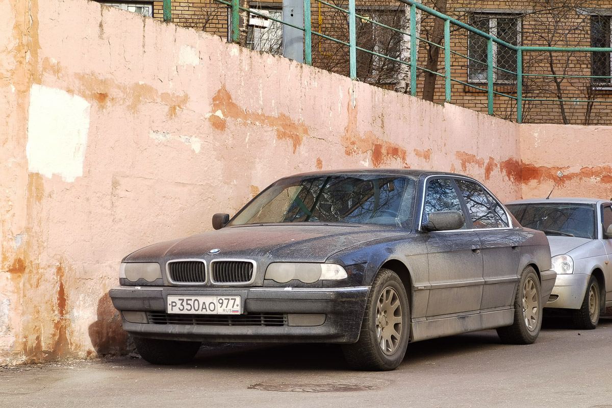 Москва, № Р 350 АО 977 — BMW 7 Series (E38) (Автотор) '99-01