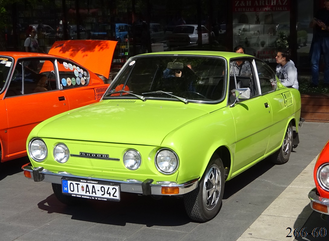 Венгрия, № OT AA-942 — Škoda 100/110 '69-77; Венгрия — 19. Egri Škoda Találkozó