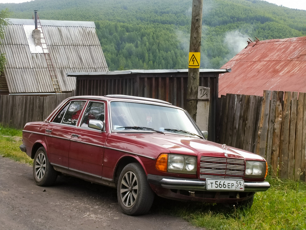 Пермский край, № Т 566 ЕР 59 — Mercedes-Benz (W123) '76-86