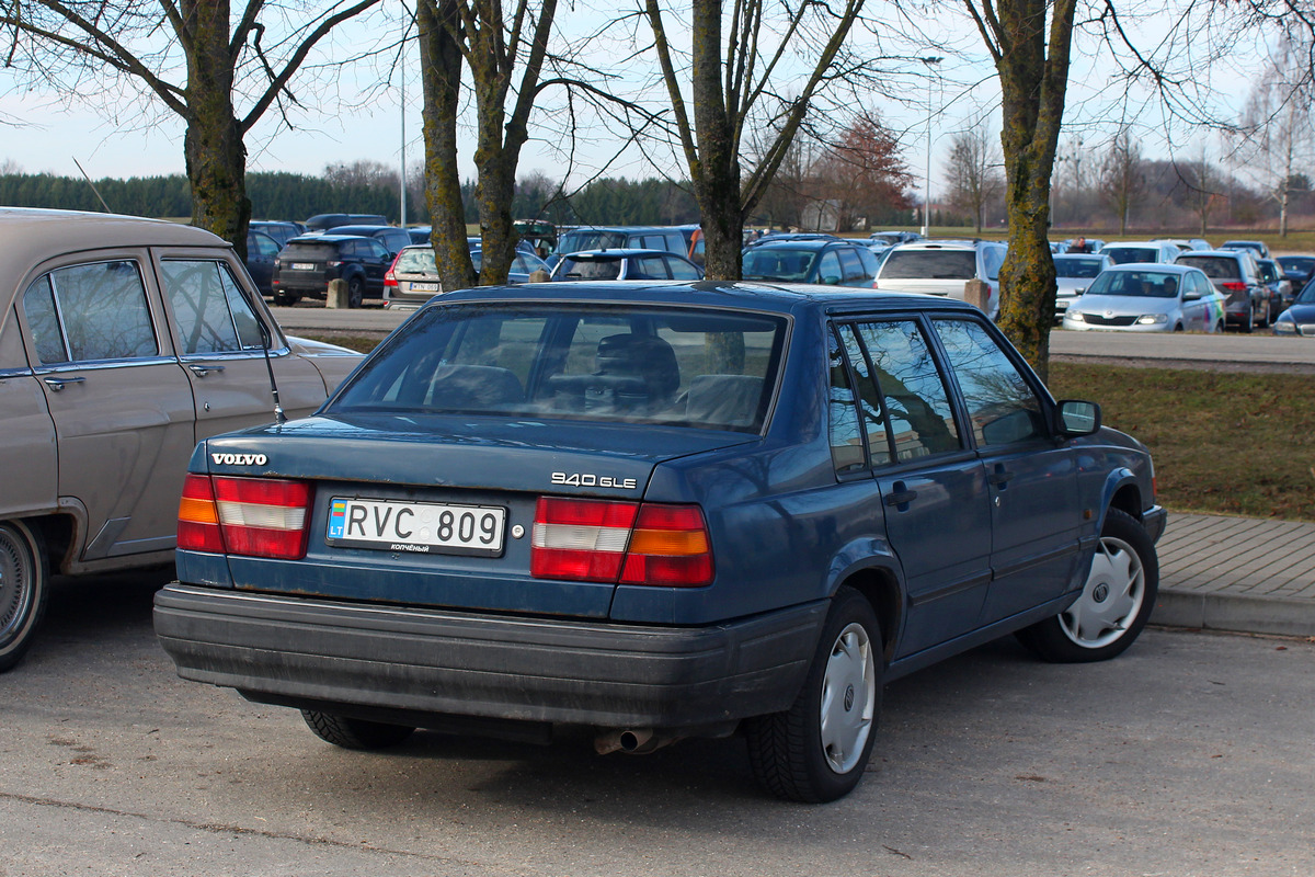 Литва, № RVC 809 — Volvo 940 '90-98; Литва — Retro mugė 2024 žiema
