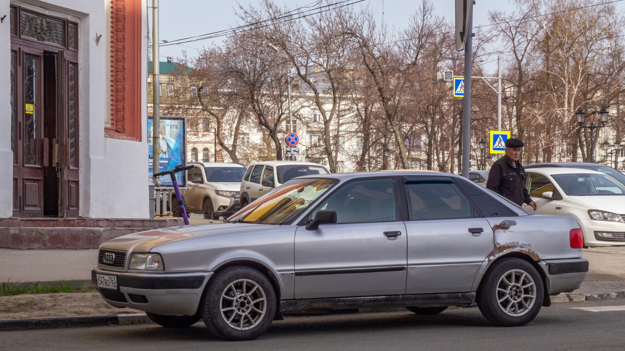 Самарская область, № Х 547 ВО 763 — Audi 80 (B4) '91-96