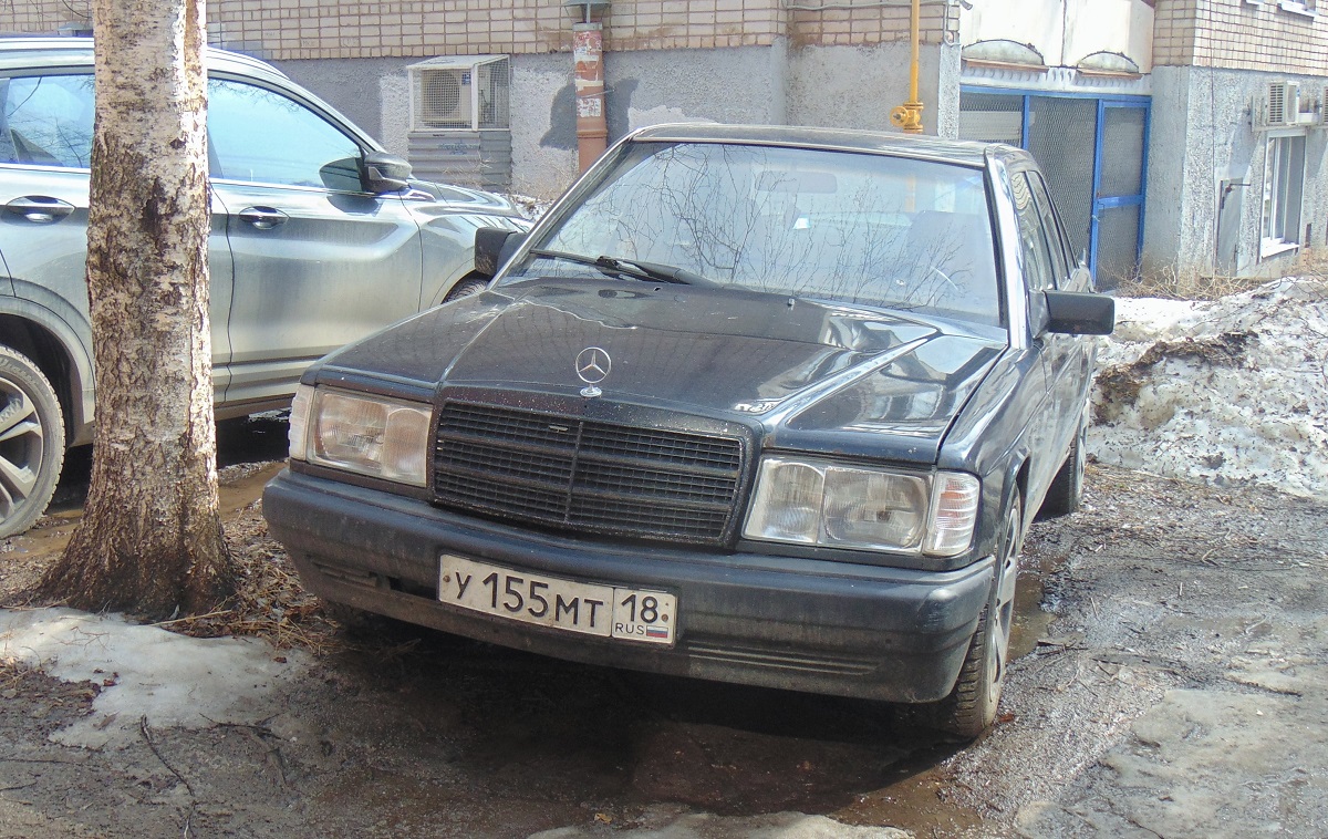 Удмуртия, № У 155 МТ 18 — Mercedes-Benz (W201) '82-93