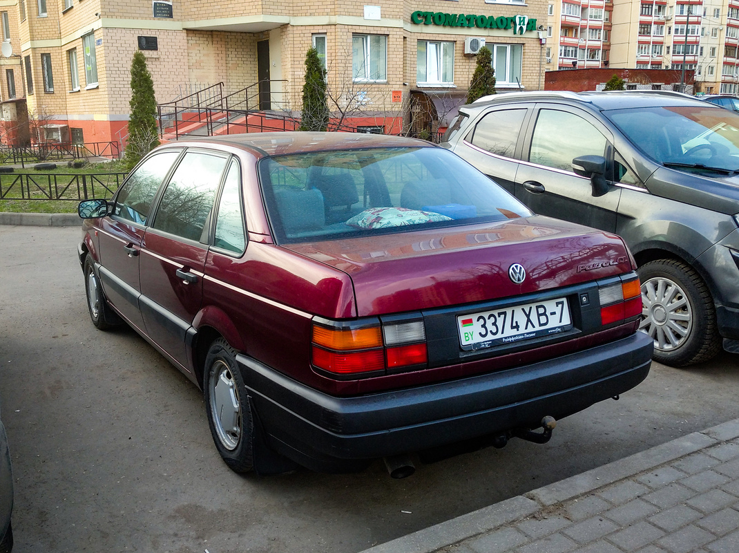 Минск, № 3374 ХВ-7 — Volkswagen Passat (B3) '88-93