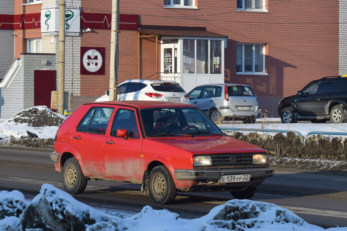 Алтайский край, № Е 139 УР 22 — Volkswagen Golf (Typ 19) '83-92