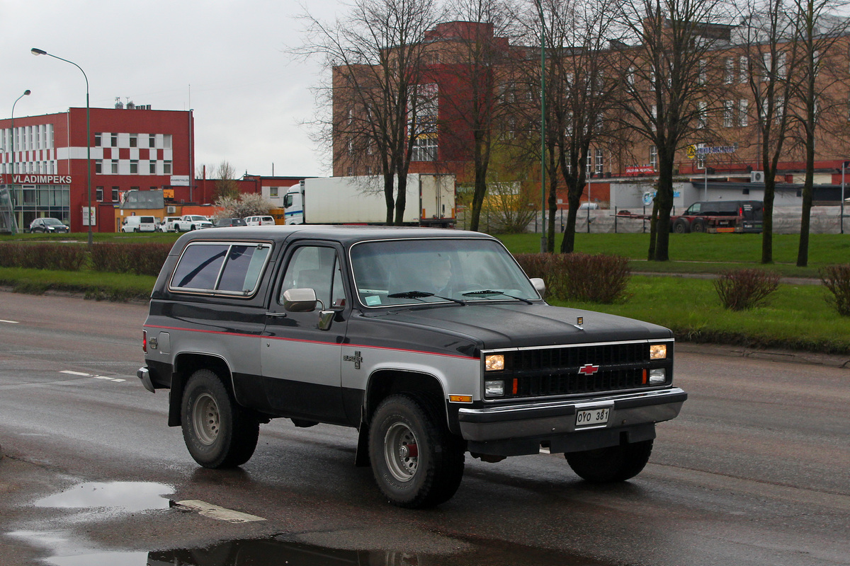 Литва, № OYO 381 — Chevrolet Blazer (2G) '73-91