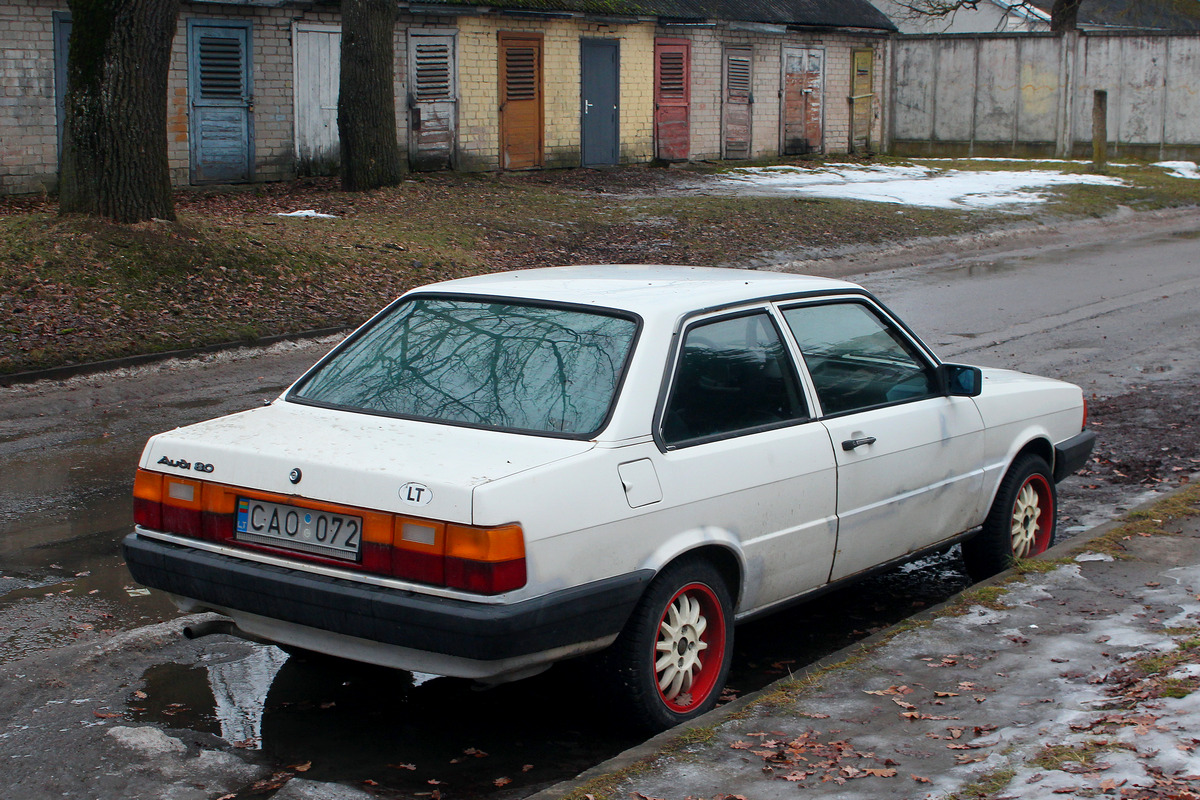 Литва, № CAO 072 — Audi 80 (B2) '78-86