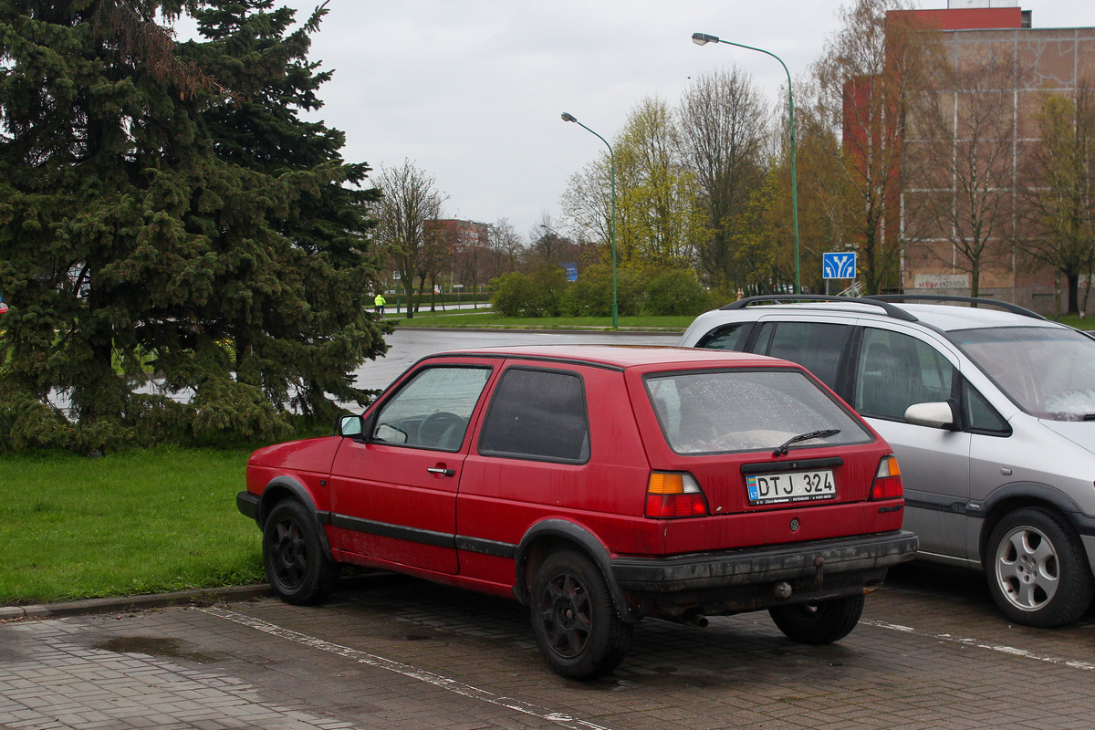 Литва, № DTJ 324 — Volkswagen Golf (Typ 19) '83-92