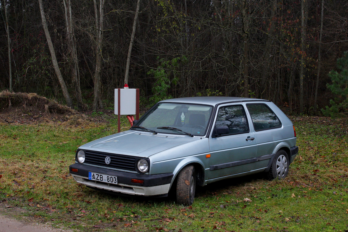 Литва, № AZB 803 — Volkswagen Golf (Typ 19) '83-92