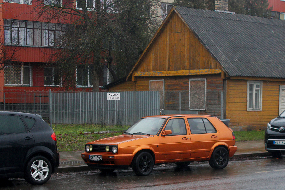 Литва, № DFD 896 — Volkswagen Golf (Typ 19) '83-92