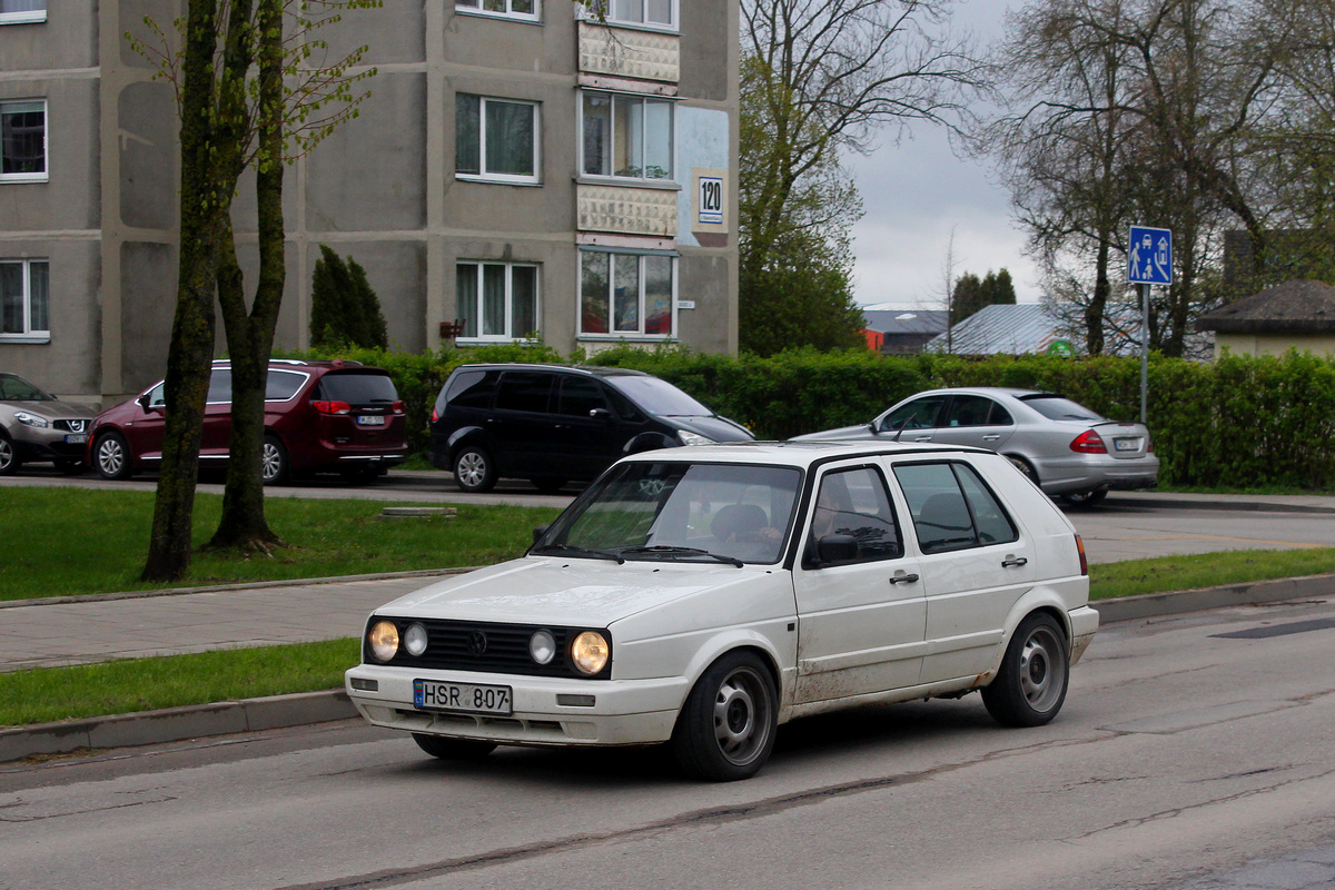 Литва, № HSR 807 — Volkswagen Golf (Typ 19) '83-92