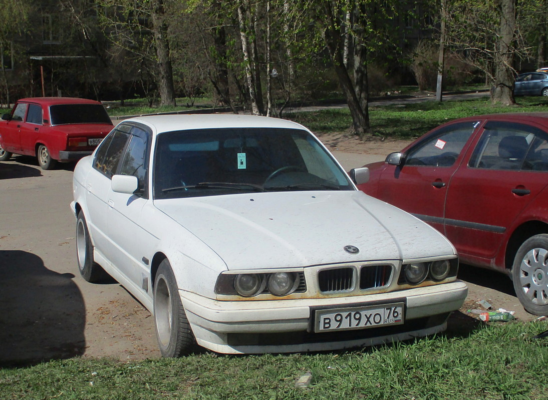 Ярославская область, № В 919 ХО 76 — BMW 5 Series (E34) '87-96