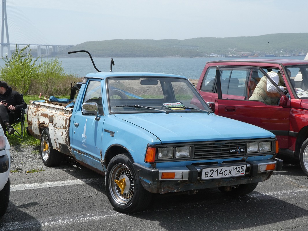 Приморский край, № В 214 СК 125 — Datsun Pickup (720) '79-85; Приморский край — Открытие сезона JDM Oldschool Cars (2024)