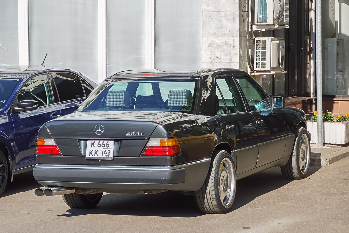 Москва, № К 666 КК 62 — Mercedes-Benz (W124) '84-96