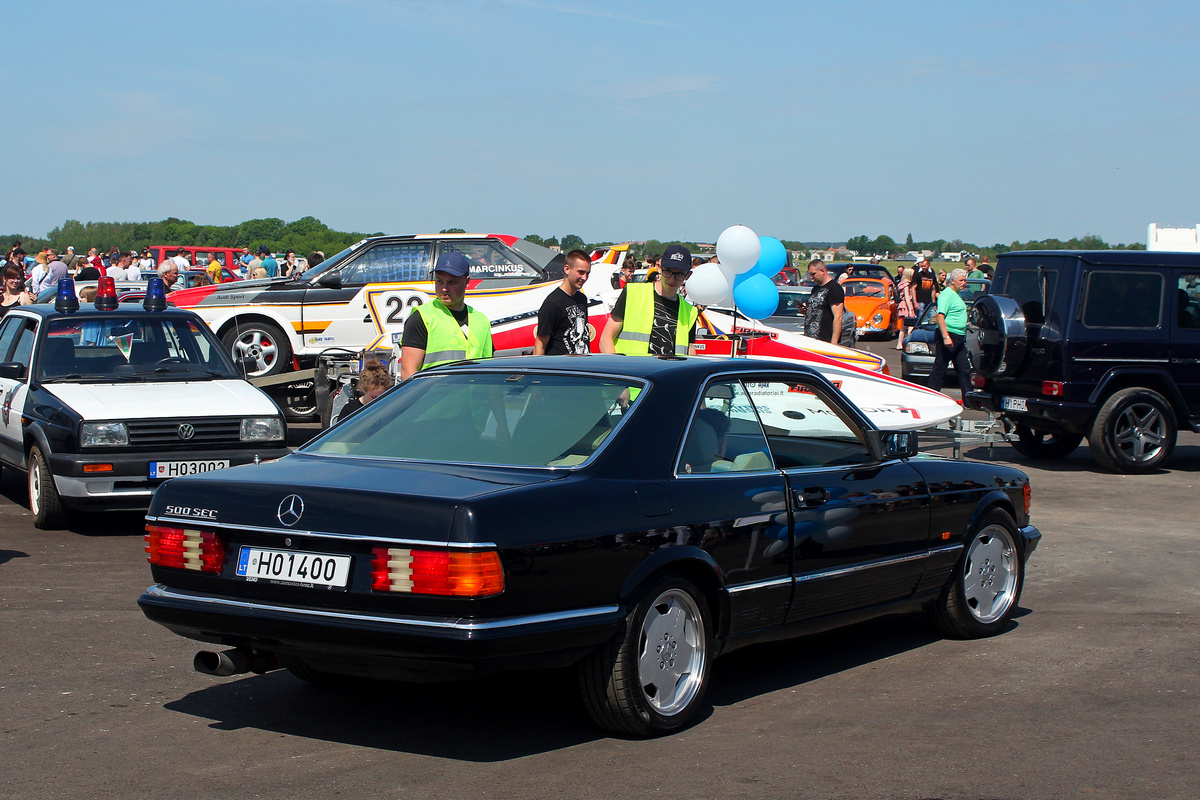 Литва, № H01400 — Mercedes-Benz (C126) '85–'91; Литва — Retro mugė 2024