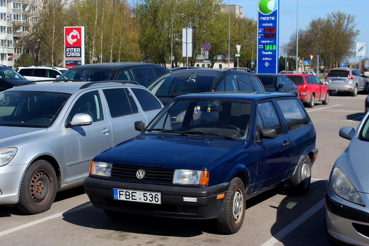 Литва, № FBE 536 — Volkswagen Polo 2 (Typ 86C) '81-94