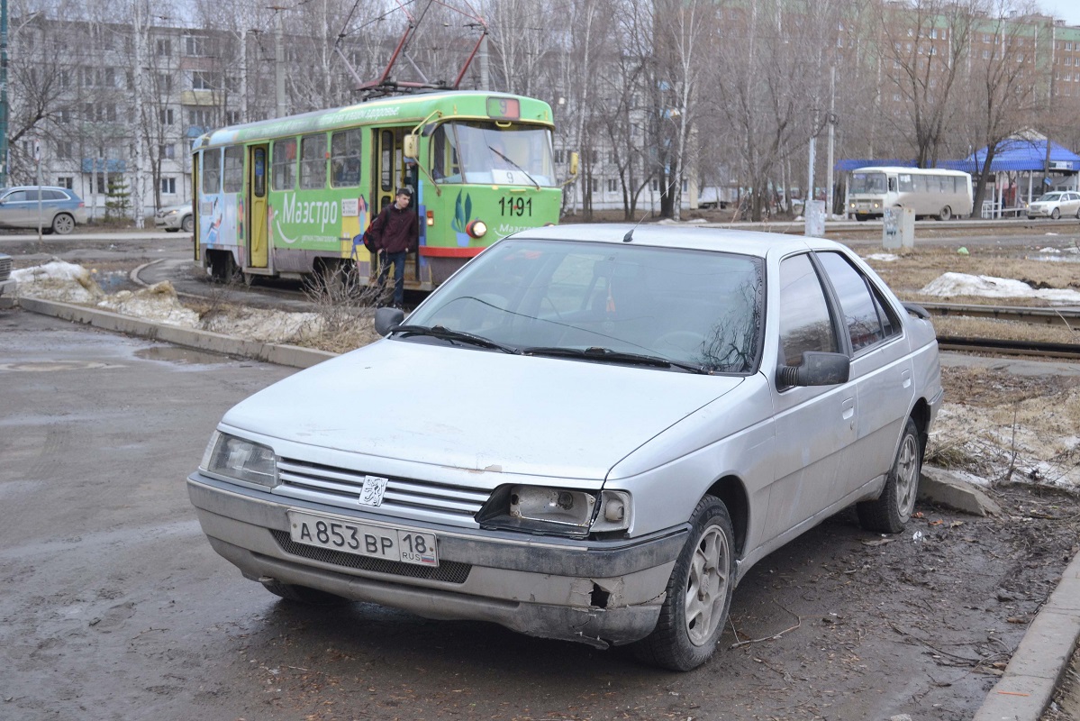 Удмуртия, № А 853 ВР 18 — Peugeot 405 '87-93