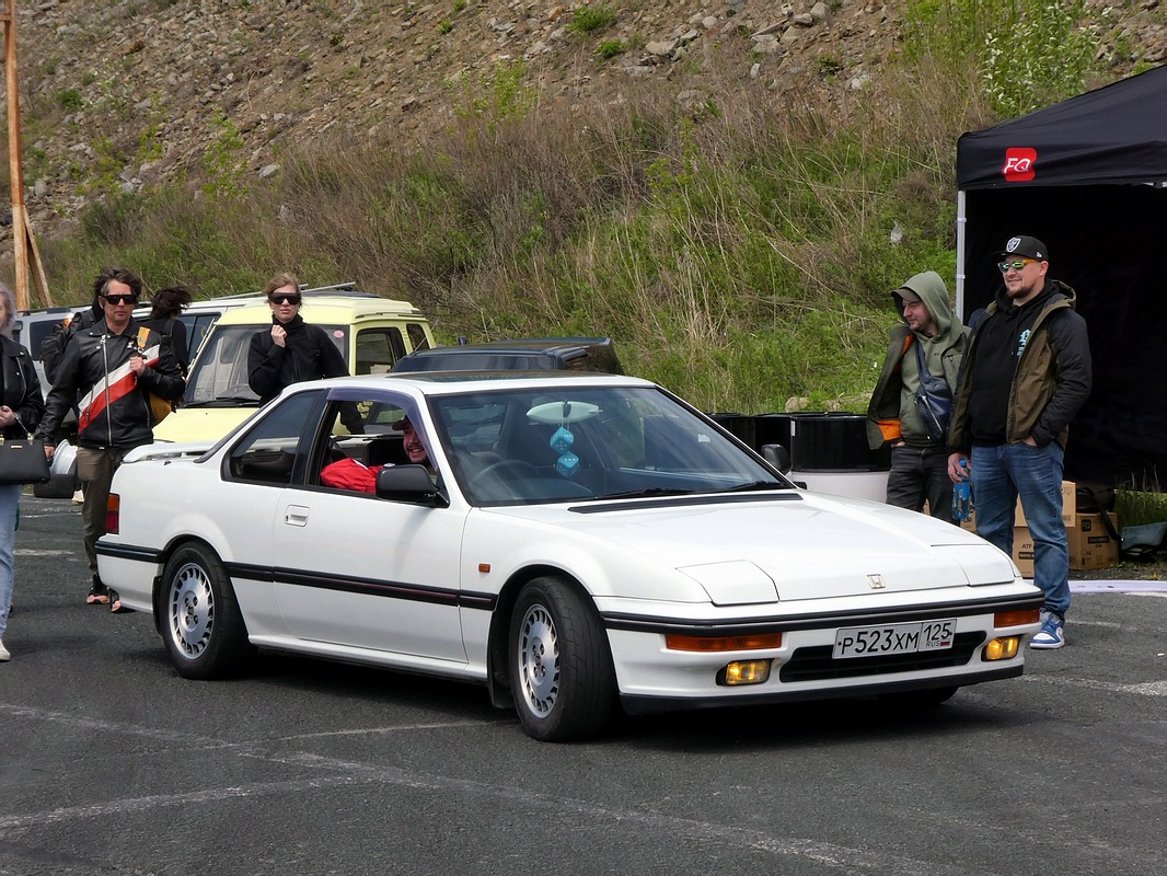 Приморский край, № Р 523 ХМ 125 — Honda Prelude (3G) '87-91; Приморский край — Открытие сезона JDM Oldschool Cars (2024)