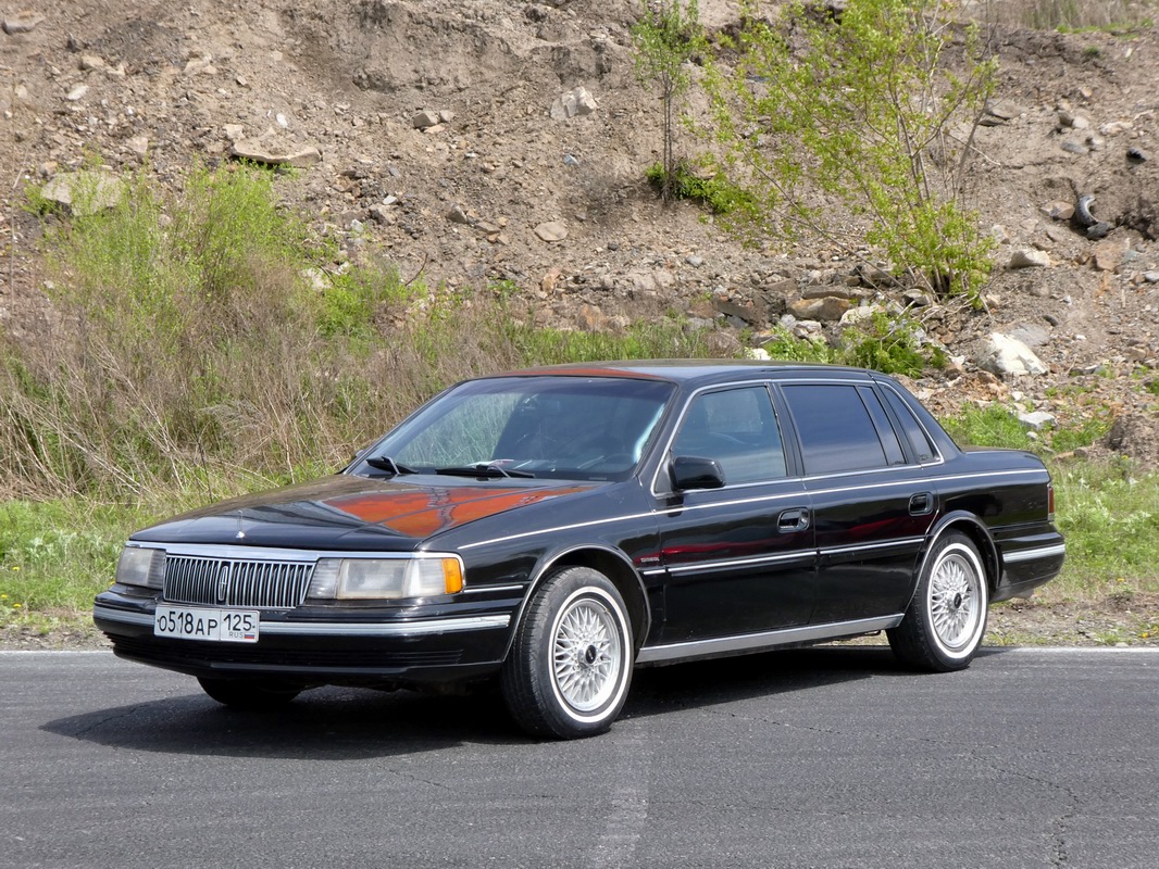 Приморский край, № О 518 АР 125 — Lincoln Continental (8G) '88-94; Приморский край — Открытие сезона JDM Oldschool Cars (2024)