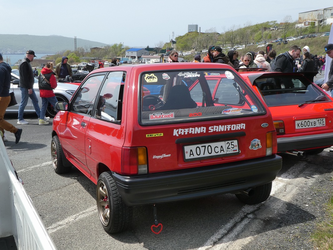 Приморский край, № А 070 СА 25 — Ford Festiva MkI '86-94; Приморский край — Открытие сезона JDM Oldschool Cars (2024)