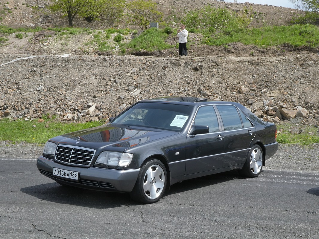 Приморский край, № А 016 КА 125 — Mercedes-Benz (W140) '91-98; Приморский край — Открытие сезона JDM Oldschool Cars (2024)