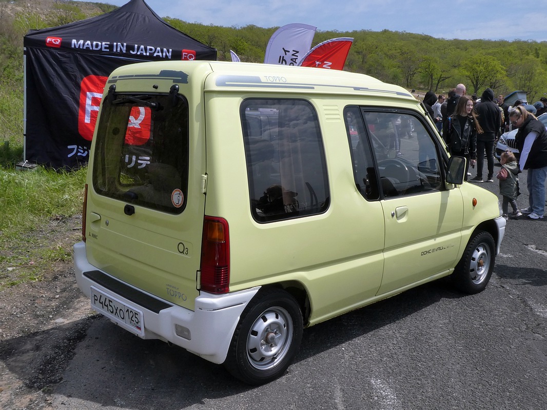 Приморский край, № Р 445 ХО 125 — Mitsubishi Minica (6G) '89-93; Приморский край — Открытие сезона JDM Oldschool Cars (2024)