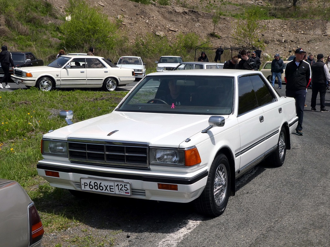 Приморский край, № Р 686 ХЕ 125 — Nissan Cedric (Y30) '83-87; Приморский край — Открытие сезона JDM Oldschool Cars (2024)
