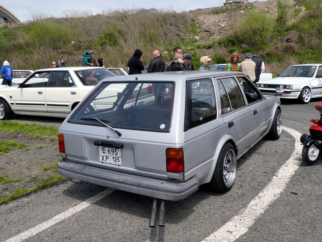 Приморский край, № Е 695 ХР 125 — Nissan Bluebird (U11) '83-90; Приморский край — Открытие сезона JDM Oldschool Cars (2024)