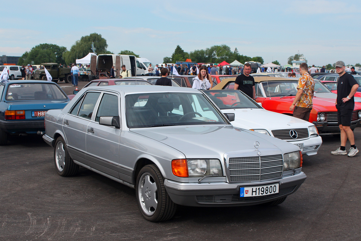 Литва, № H19800 — Mercedes-Benz (W126) '79-91; Литва — Retro mugė 2024