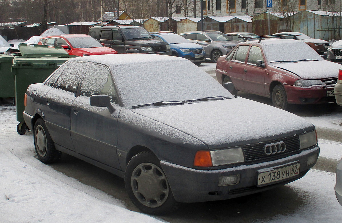 Ленинградская область, № Х 138 УН 47 — Audi 80 (B3) '86-91