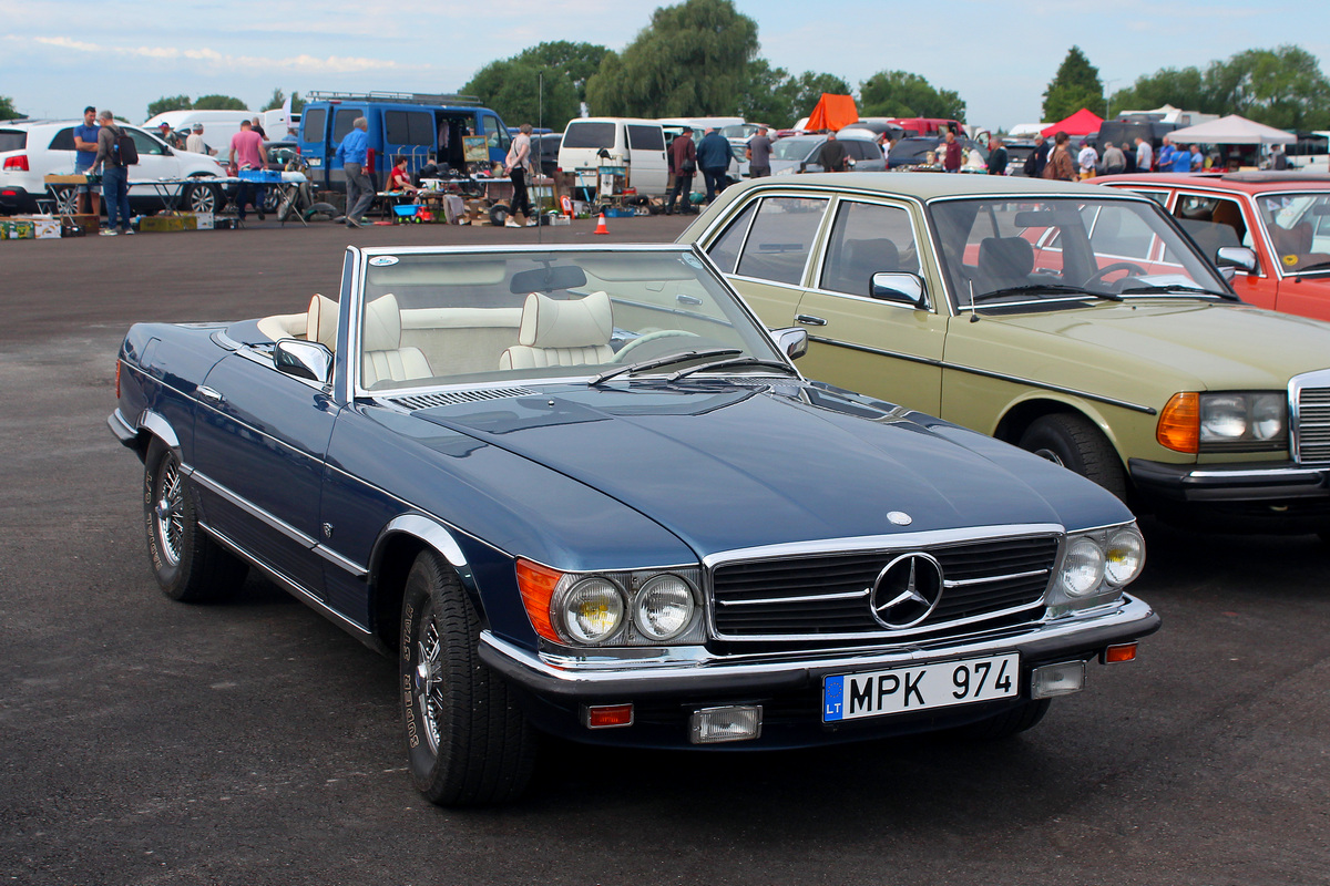 Литва, № MPK 974 — Mercedes-Benz (R107/C107) '71-89; Литва — Retro mugė 2024