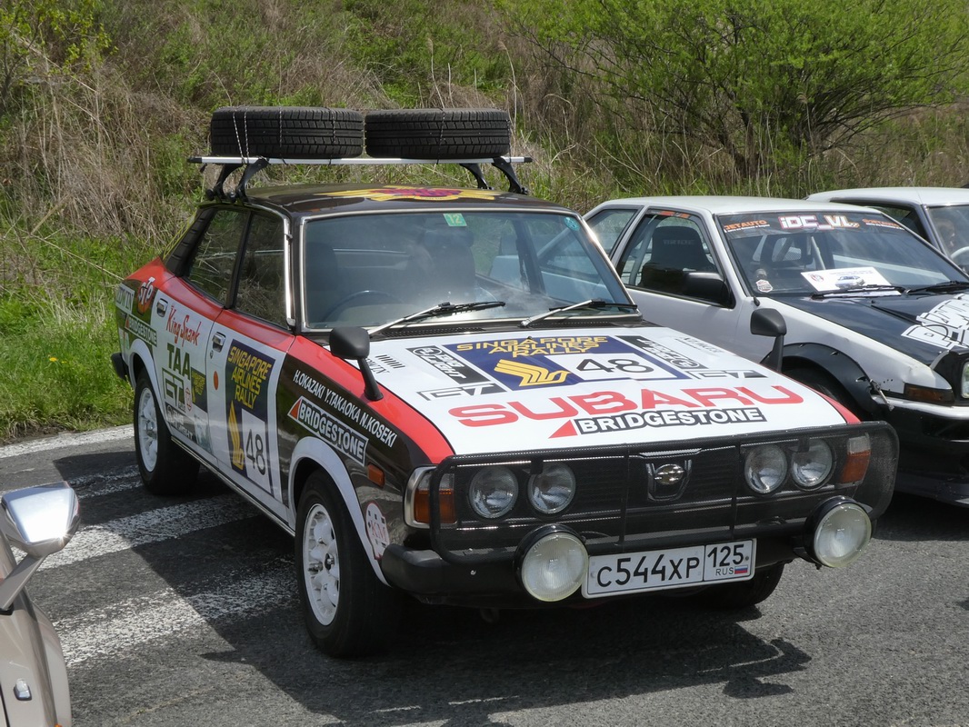 Приморский край, № С 544 ХР 125 — Subaru Leone (1G) '71-79; Приморский край — Открытие сезона JDM Oldschool Cars (2024)