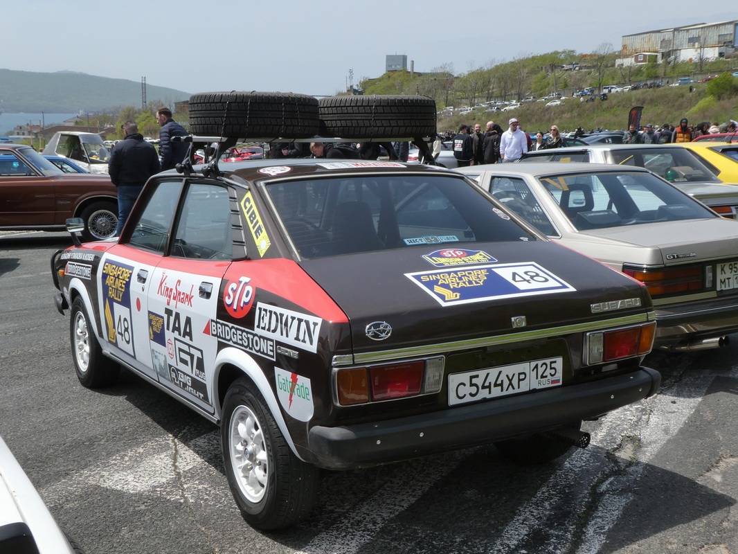 Приморский край, № С 544 ХР 125 — Subaru Leone (1G) '71-79; Приморский край — Открытие сезона JDM Oldschool Cars (2024)