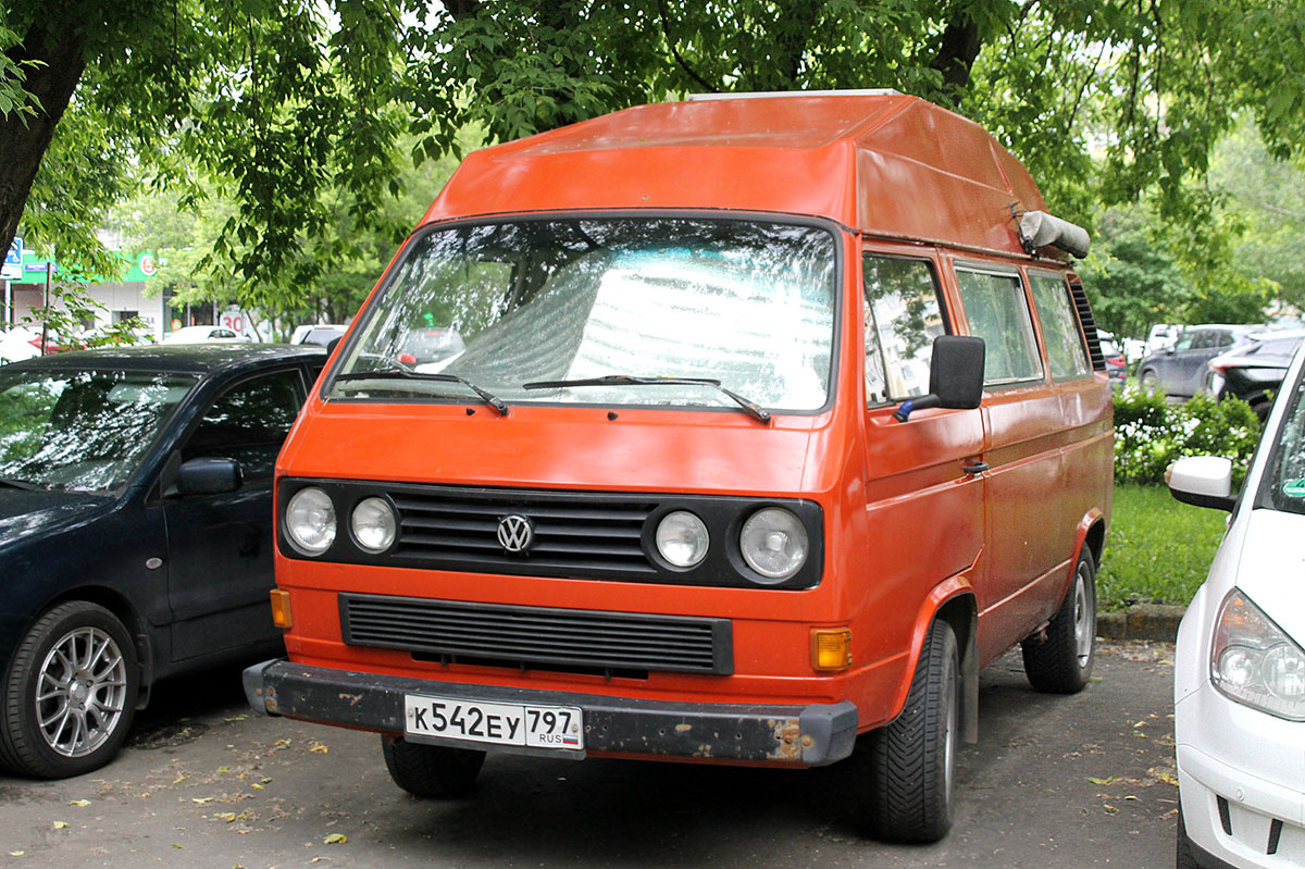 Москва, № К 542 ЕУ 797 — Volkswagen Typ 2 (Т3) '79-92